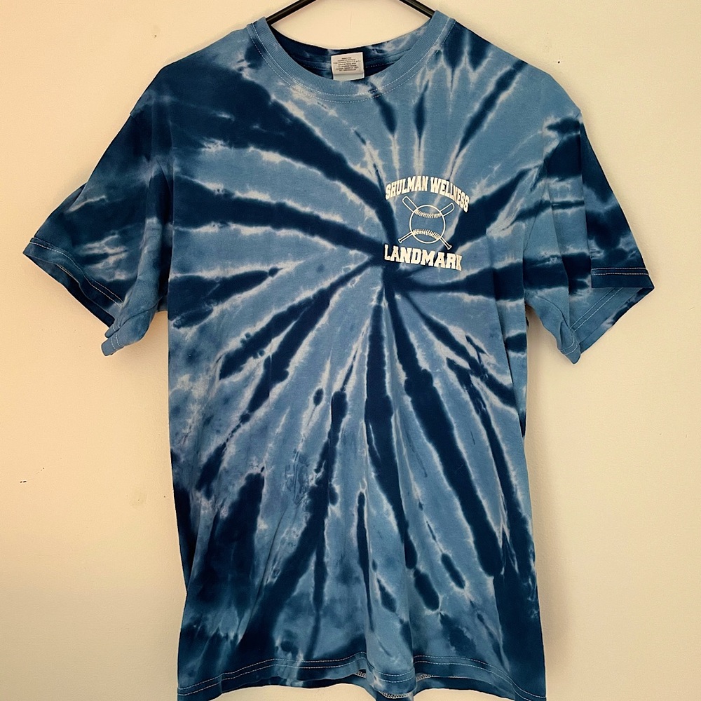 Men’s Small Sports blue Tie Dye Tee